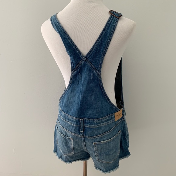 A & F denim short overalls - Picture 4 of 9